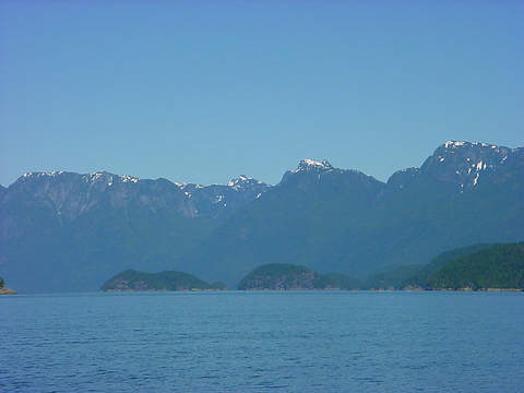 View leaving Desolation Sound