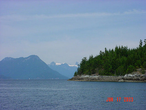 Sarah Point, the Entrance to desolation Sound